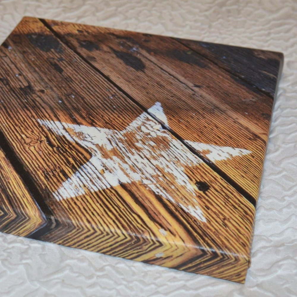 3/$25 Five-Pointed 8"x8" Canvas Print - Picture 5 of 6
